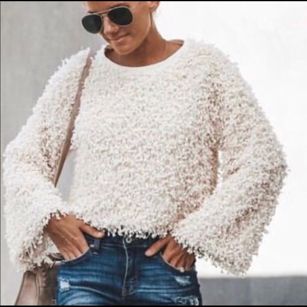 VICI noble textured pull over sweater